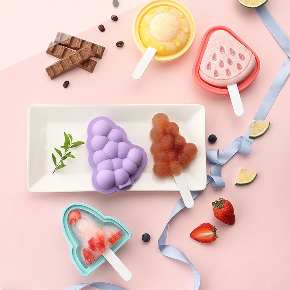 Popsicle Cake Mold Reusable Silicone Ice Pop Molds with Lid Homemade Ice Pop Maker Easy Release Mold for Home Cake Accessories
Popsicle Cake Mold Reusable Silicone Ice Pop Molds with Lid Homemade Ice Pop Maker Easy Release Mold for Home Cake Accessories