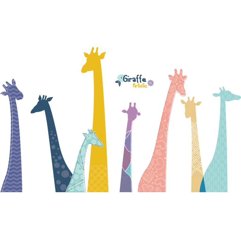 Cartoon Giraffe Wall Stickers for Kids Room Living Room Bedroom Wall Decoration Kindergarten Wall Decals DIY Vinyl Wallpaper
Cartoon Giraffe Wall Stickers for Kids Room Living Room Bedroom Wall Decoration Kindergarten Wall Decals DIY Vinyl Wallpaper