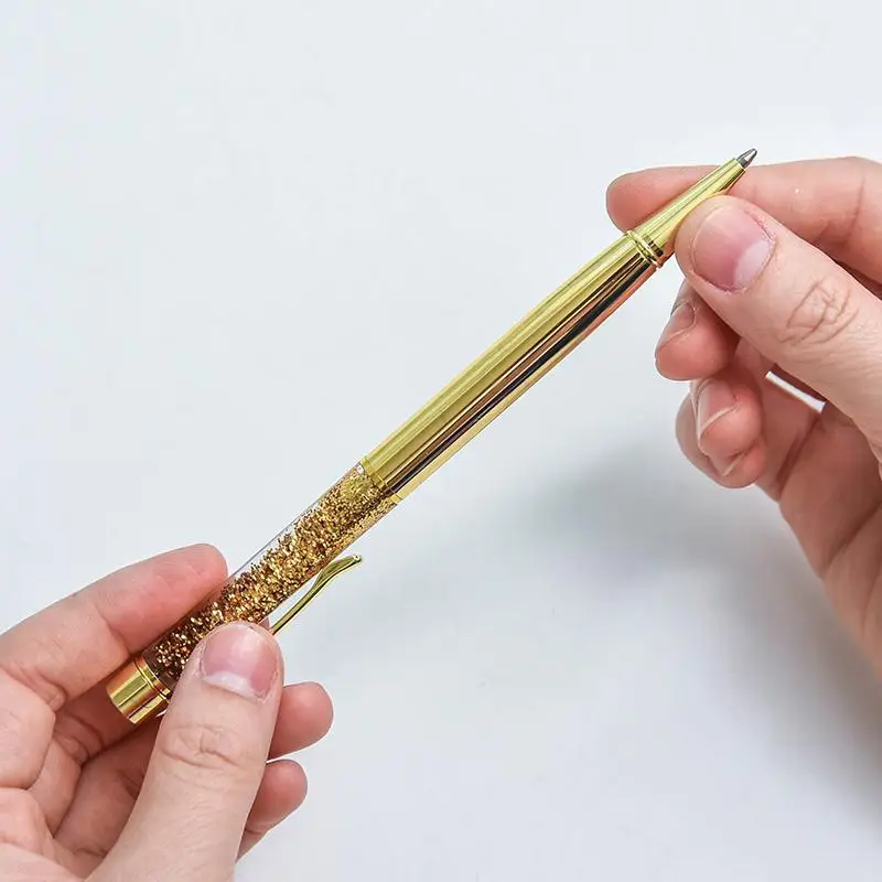 Fashion Creative Design Crystal Gradient Ball Pens Gold Gravel Ballpoint Pens Office Stationery Gifts for Friends Learn Supplies 
Fashion Creative Design Crystal Gradient Ball Pens Gold Gravel Ballpoint Pens Office Stationery Gifts for Friends Learn Supplies