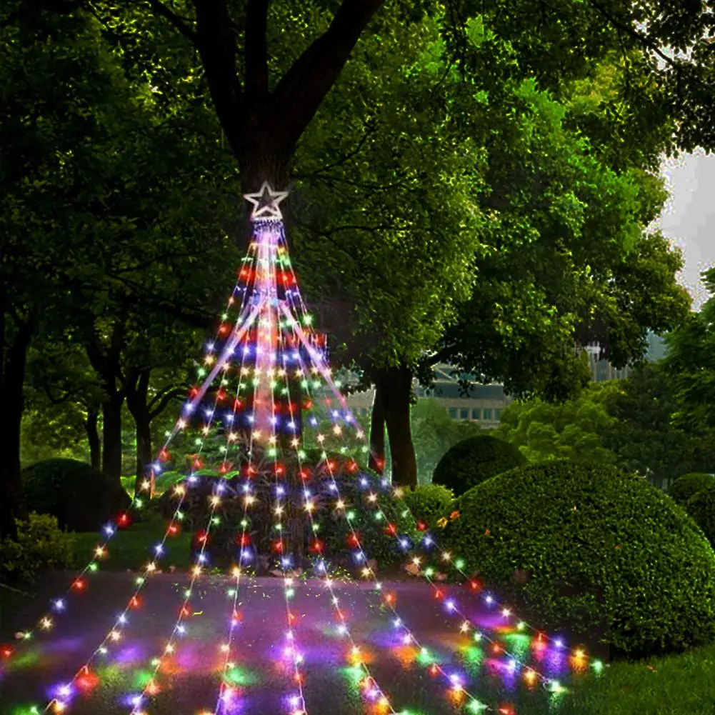 Светодиодные пятиконечные звездочные огни, 9 огней со шлейфом, метеоритным водопадом, уличные садовые Праздничные рождественские украшени...
Светодиодные пятиконечные звездочные огни, 9 огней со шлейфом, метеоритным водопадом, уличные садовые Праздничные рождественские украшени...