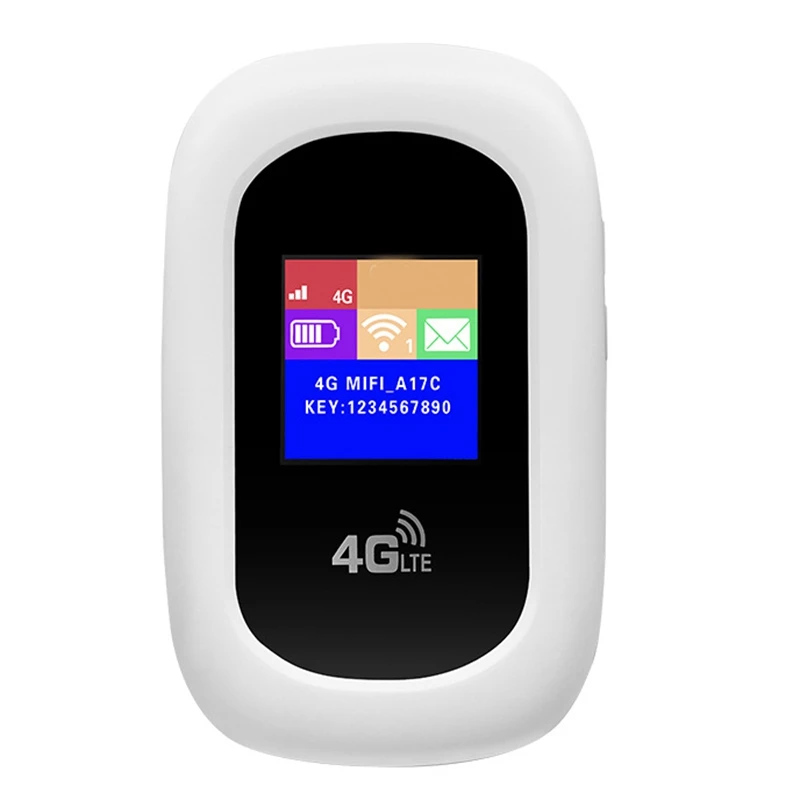 HOT-4G LTE Mifi Wireless Router 150Mbps Car Portable WIFI Router Mobile Wifi with Color Sn
HOT-4G LTE Mifi Wireless Router 150Mbps Car Portable WIFI Router Mobile Wifi with Color Sn