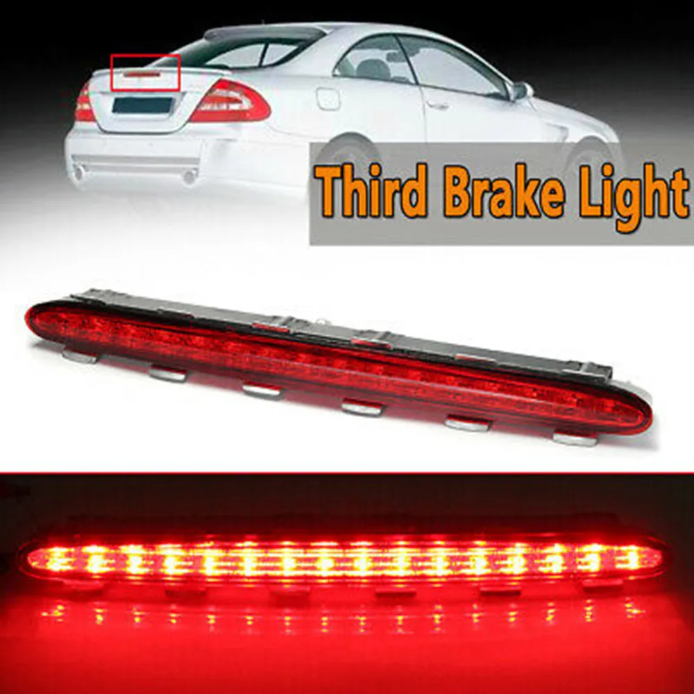 Plastic Third Brake Light For Mercedes CLK (W209) 02-09 Centre Rear Boot Stop Light Super Bright Red LED Auto replacement parts
Plastic Third Brake Light For Mercedes CLK (W209) 02-09 Centre Rear Boot Stop Light Super Bright Red LED Auto replacement parts