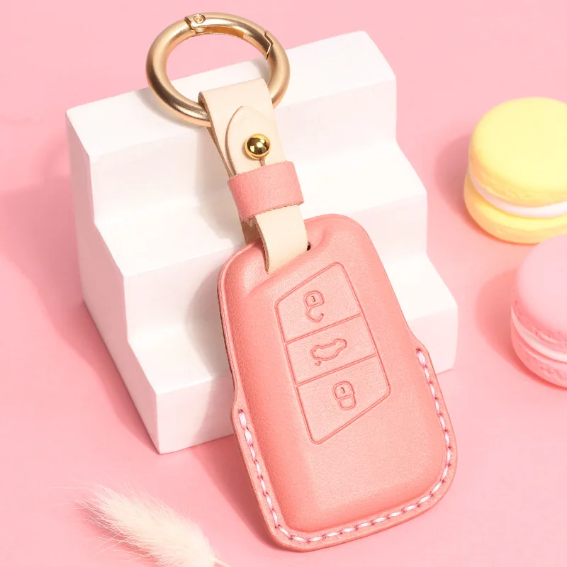 Luxury Genuine Leather Key Fob Cover for Volkswagen Magotan Passat Tiguan Sagitar Golf Lavida Car Accessories Keychain Holder
Luxury Genuine Leather Key Fob Cover for Volkswagen Magotan Passat Tiguan Sagitar Golf Lavida Car Accessories Keychain Holder