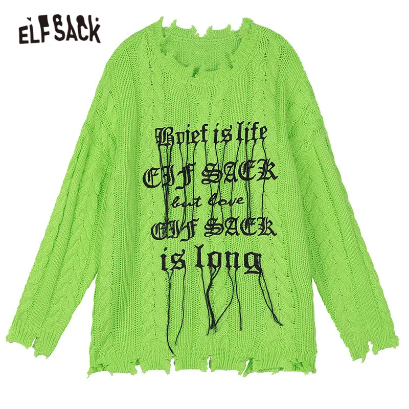 ELFSACK Letter Embroidery Korean Women Knitted Pullover Sweaters,2020 Autumn Tassel Full Sleeve,Casual Ladies Basic Daily Top
ELFSACK Letter Embroidery Korean Women Knitted Pullover Sweaters,2020 Autumn Tassel Full Sleeve,Casual Ladies Basic Daily Top