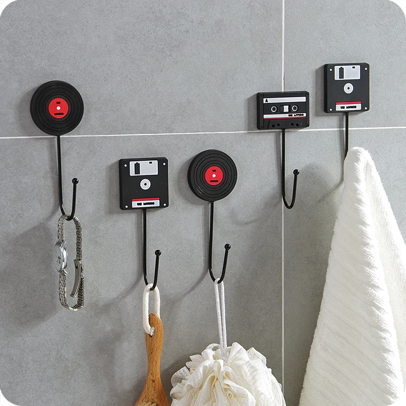 Vinyl Records Disc CD Magnetic Tape Cassette Retro Wall Decor Hook Hanger Clothes Coat Key Rack Kitchen Bathroom Storage Shelf
Vinyl Records Disc CD Magnetic Tape Cassette Retro Wall Decor Hook Hanger Clothes Coat Key Rack Kitchen Bathroom Storage Shelf