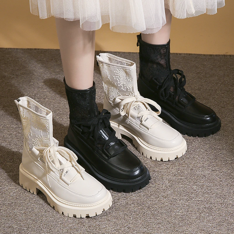 2021 New Summer Martin Boots Mesh Thin Section Breathable Hollow Thick Bottom All-match British Style Boots LightWeight Shoes
2021 New Summer Martin Boots Mesh Thin Section Breathable Hollow Thick Bottom All-match British Style Boots LightWeight Shoes