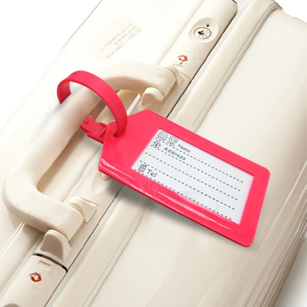 ISKYBOB 1PC Fashion Suitcase Luggage Tags Fashion Silicone Travel Luggage Tags Baggage Suitcase Bag Labels Name Address
ISKYBOB 1PC Fashion Suitcase Luggage Tags Fashion Silicone Travel Luggage Tags Baggage Suitcase Bag Labels Name Address