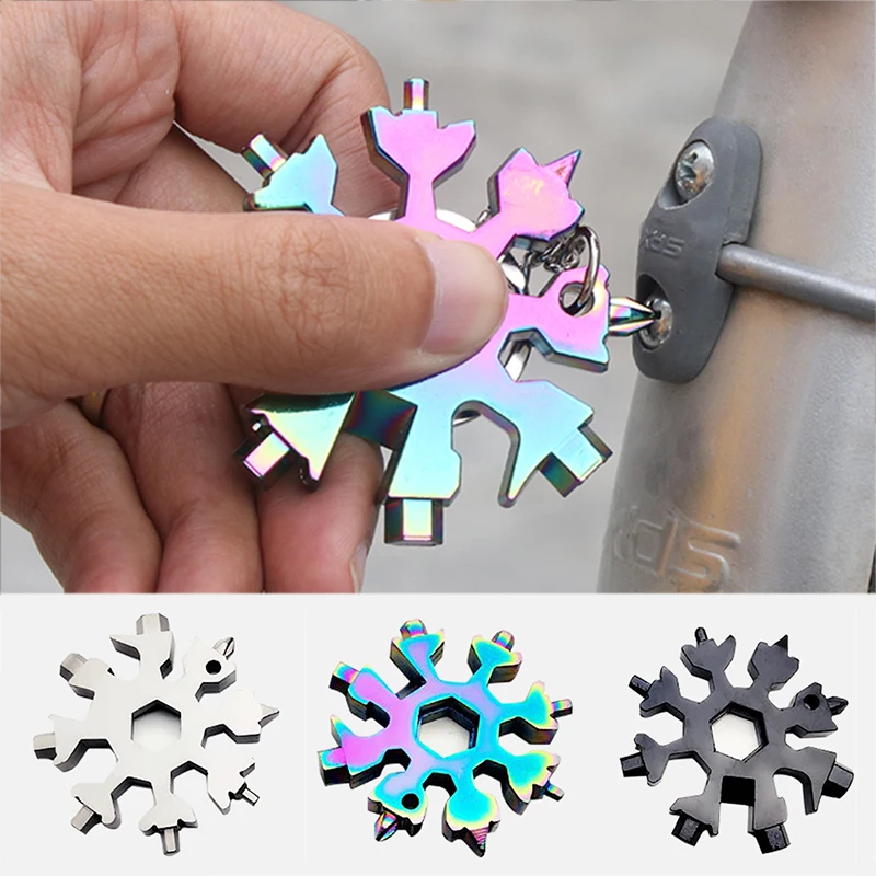 18 In 1 Snowflake Multi Tool Pocket Keyring Spanner Hex Wrench Multifunction Multipurpose Camp Survive Outdoor Sport Hike
18 In 1 Snowflake Multi Tool Pocket Keyring Spanner Hex Wrench Multifunction Multipurpose Camp Survive Outdoor Sport Hike