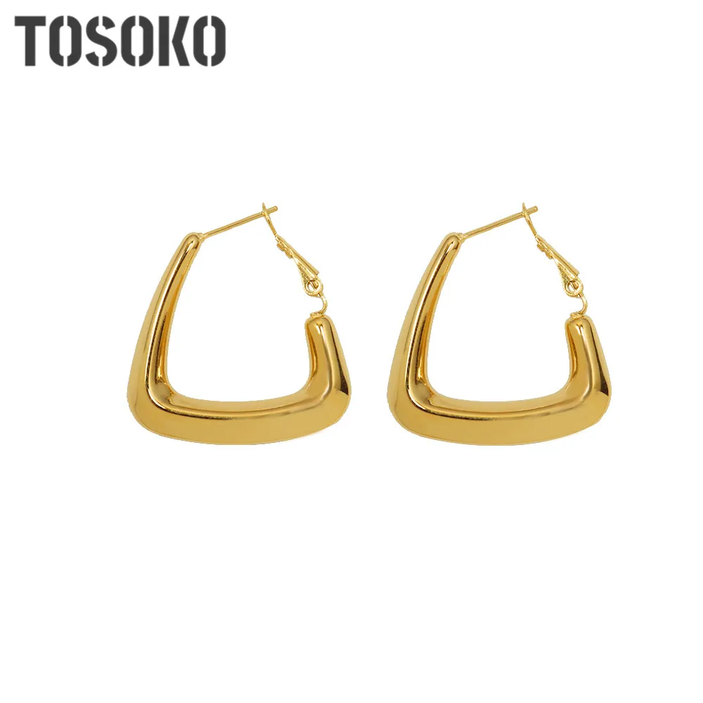 TOSOKO Stainless Steel Jewelry Geometric Triangle Spring Earrings Women's Fashion Earrings BSF481
TOSOKO Stainless Steel Jewelry Geometric Triangle Spring Earrings Women's Fashion Earrings BSF481