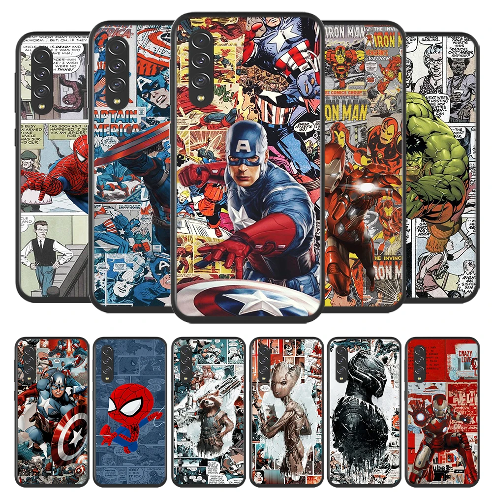 Spiderman Captain Avengers for Samsung Galaxy A90 A80 A70 A60 A50 A40 A30 A20 A2Core A10 Silicone Soft Black Phone Case
Spiderman Captain Avengers for Samsung Galaxy A90 A80 A70 A60 A50 A40 A30 A20 A2Core A10 Silicone Soft Black Phone Case