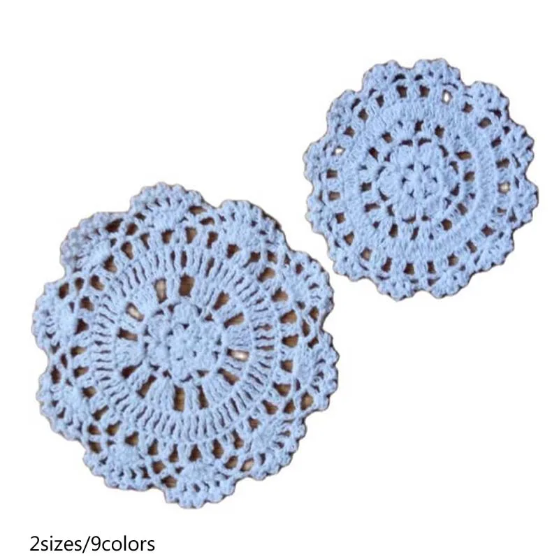 TOP Lace Round Crochet Table place Mat cloth cotton Placemat cup mug tea coffee coaster drink Pad doily dining Christmas kitchen
TOP Lace Round Crochet Table place Mat cloth cotton Placemat cup mug tea coffee coaster drink Pad doily dining Christmas kitchen