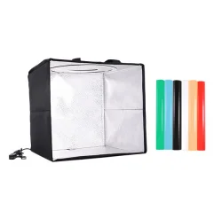Photo Studio Light Box 6 Backdrops Table Top Photography Lighting Kit Portable Photoshoot Light Box for Jewelry and Small Items
Photo Studio Light Box 6 Backdrops Table Top Photography Lighting Kit Portable Photoshoot Light Box for Jewelry and Small Items