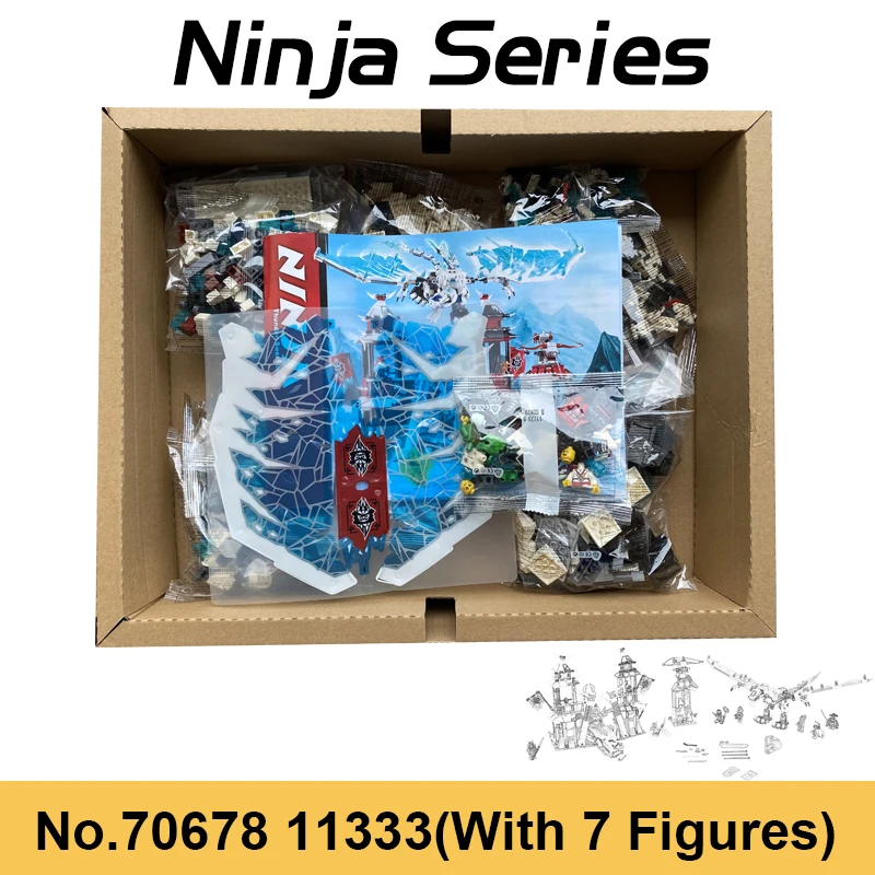 1260pcs Castle of the Forsaken Emperor Scroll Lloyd Figures Building Blocks bricks Ninja 70678 Boy Toys For Children's Gifts
1260pcs Castle of the Forsaken Emperor Scroll Lloyd Figures Building Blocks bricks Ninja 70678 Boy Toys For Children's Gifts