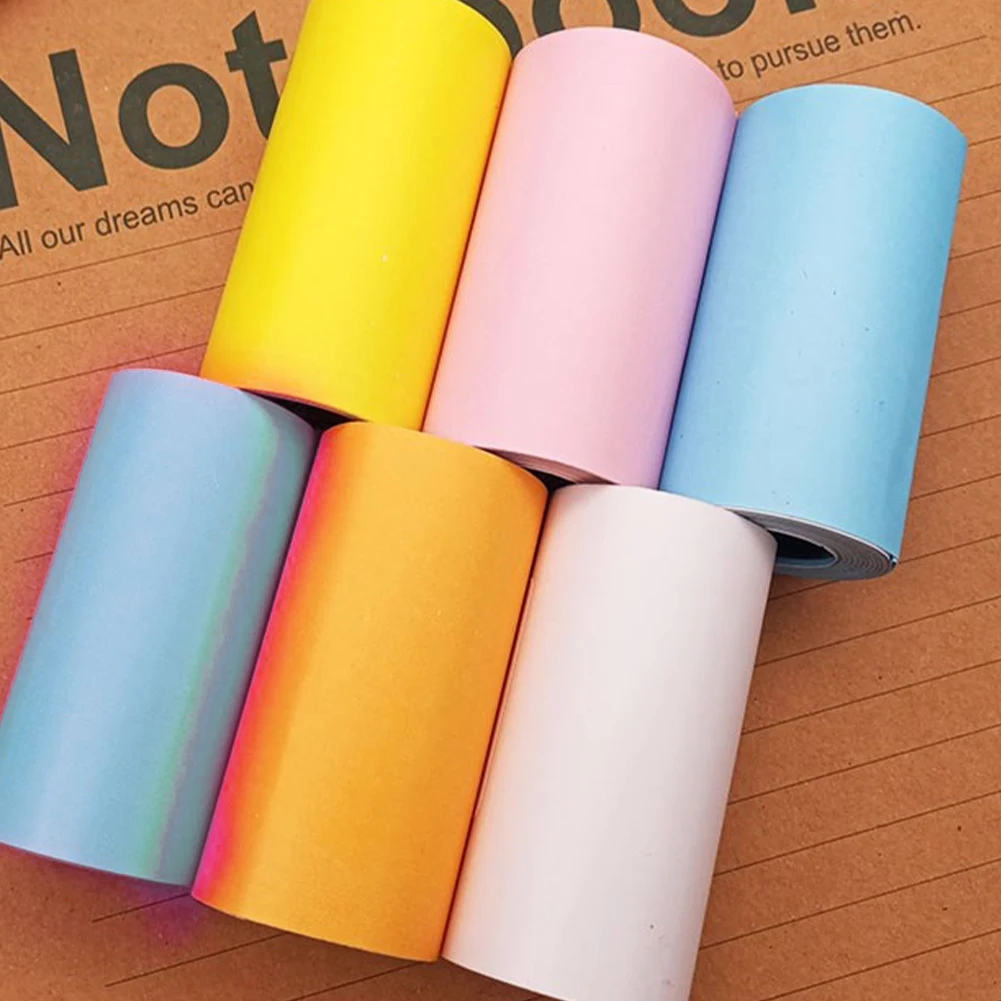 Printable Sticker Paper Roll Self-Adhesive Thermal Paper for PeriPage A6 Thermal Printer PAPERANG P1/P2 Mini Photo Printer
Printable Sticker Paper Roll Self-Adhesive Thermal Paper for PeriPage A6 Thermal Printer PAPERANG P1/P2 Mini Photo Printer