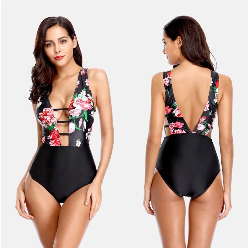 Sexy Romper Swimsuit Women Beach Floral Bathing Suit Swimwear Vintage High Waist Bikini One Piece
Sexy Romper Swimsuit Women Beach Floral Bathing Suit Swimwear Vintage High Waist Bikini One Piece