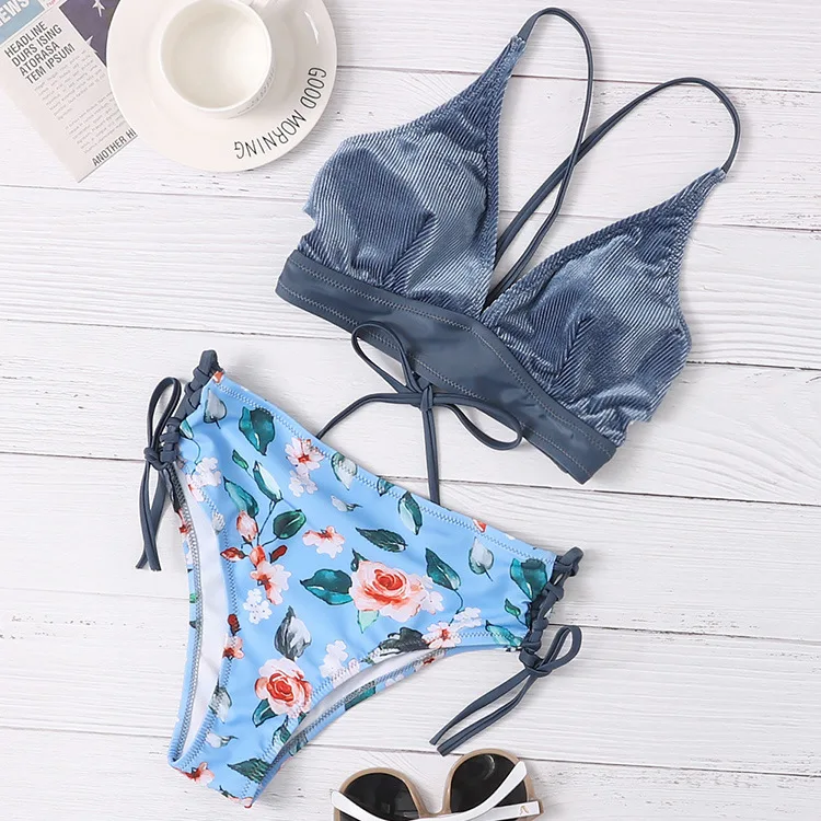 Ladies Swimsuit Sexy Tether Triangle Bikin Two Piece Set I Strap Backless High Waist Designer Bathing Suits Summer
Ladies Swimsuit Sexy Tether Triangle Bikin Two Piece Set I Strap Backless High Waist Designer Bathing Suits Summer