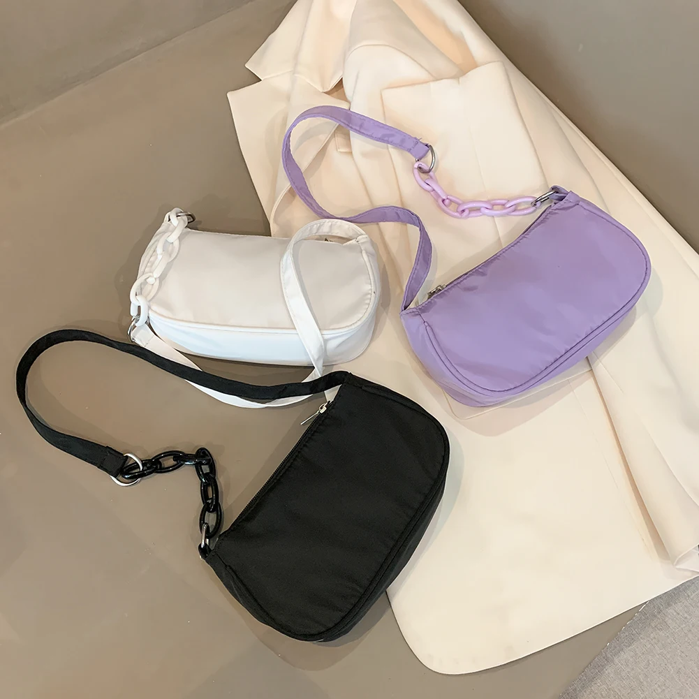 Fashion Women Nylon Totes Shoulder Bag Classic Texture Creative Design Chic Leisure Simple Female Street Style Handbag Purse
Fashion Women Nylon Totes Shoulder Bag Classic Texture Creative Design Chic Leisure Simple Female Street Style Handbag Purse