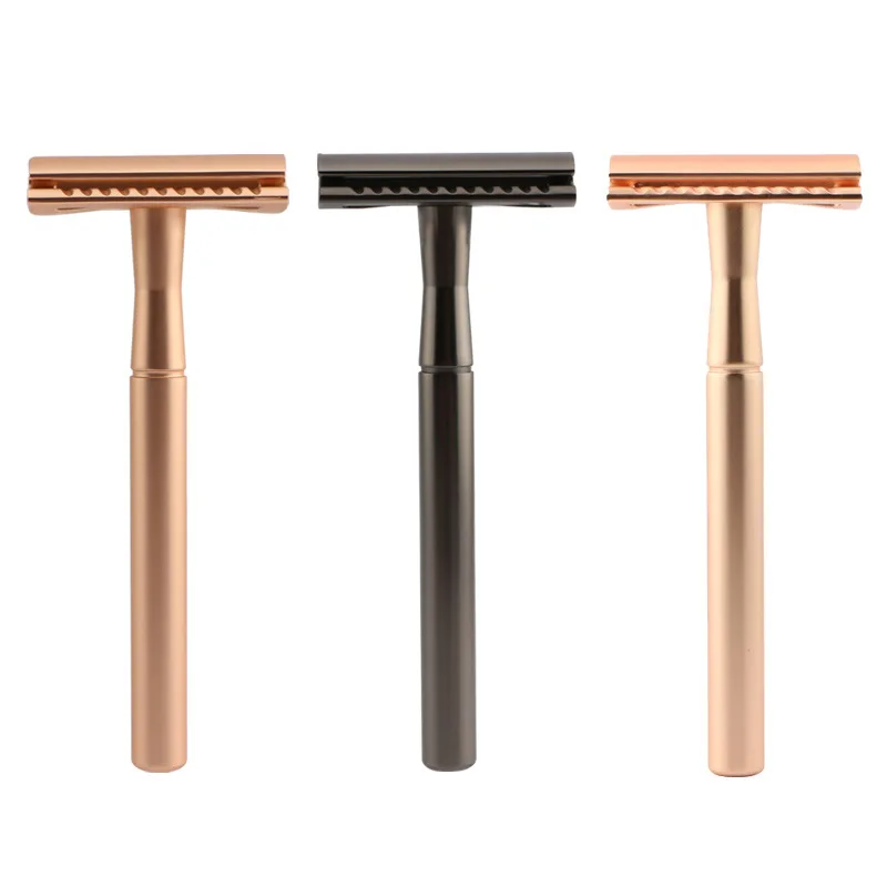 Men's Double-Edged Safety Razor Classic Color Comb Razor Gold/Rose/Black Non-Slip Long Handle Manual Razor 10 Pieces
Men's Double-Edged Safety Razor Classic Color Comb Razor Gold/Rose/Black Non-Slip Long Handle Manual Razor 10 Pieces