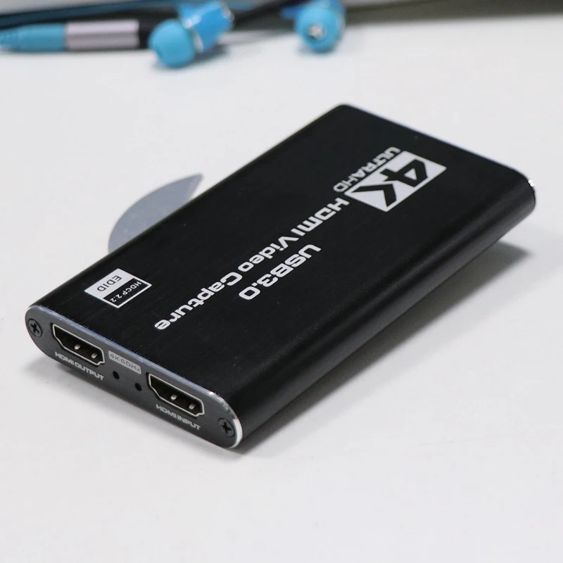 USB 3.0 HDMI Video Capture Card 4K@30Fps @60Fps 5Gbps High-Speed Game Streaming for Switch,Youtube,OBS,Potplayer,VLC
USB 3.0 HDMI Video Capture Card 4K@30Fps @60Fps 5Gbps High-Speed Game Streaming for Switch,Youtube,OBS,Potplayer,VLC