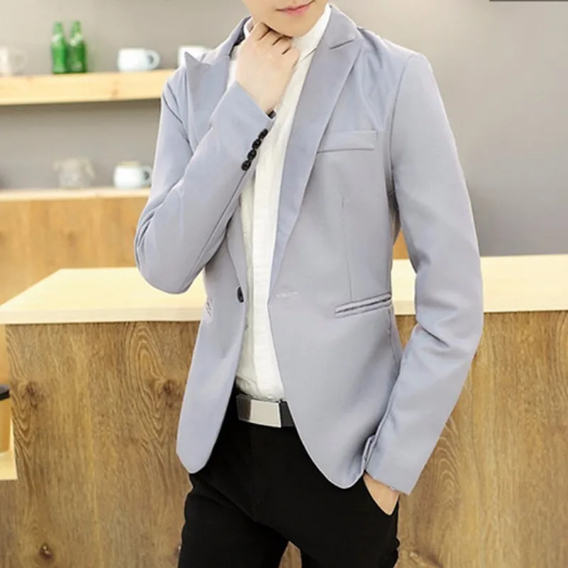2021 Autumn Men's Blazer Suit 9 colors male Blazer Suits business Slim Fit Jackets Coat Fashionable white/black/grey M-3XL
2021 Autumn Men's Blazer Suit 9 colors male Blazer Suits business Slim Fit Jackets Coat Fashionable white/black/grey M-3XL