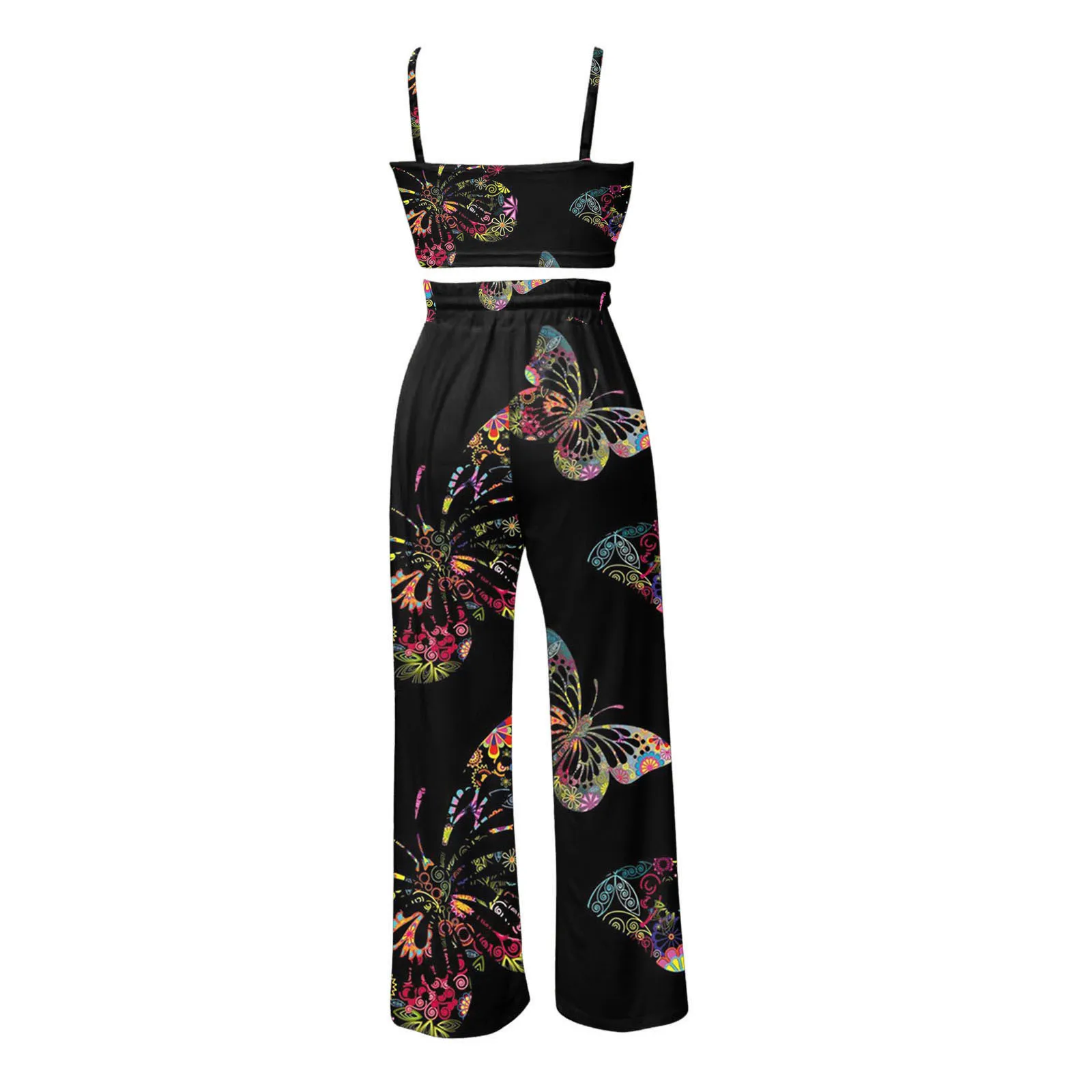 2021 Summer Women Boho Beach Style Butterflies Printed Bra Short Tops Loose Wide Leg Pants Outfits Tracksuit Sets For Ladies A26
2021 Summer Women Boho Beach Style Butterflies Printed Bra Short Tops Loose Wide Leg Pants Outfits Tracksuit Sets For Ladies A26