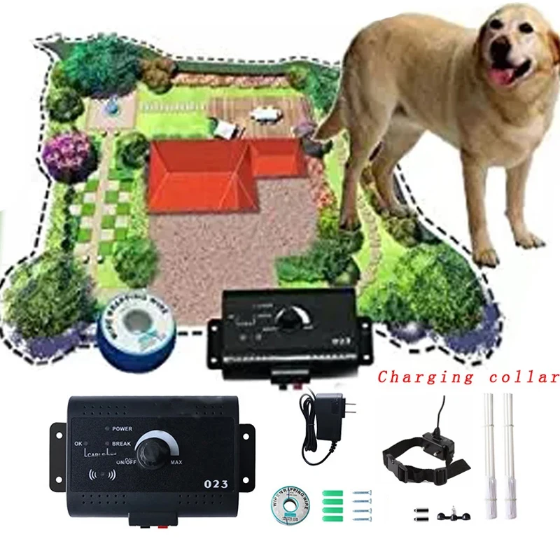 Electric Dog Fence Kit Waterproof Training Dog Collar Electronic Remote Shock Dog Collar Pet Fence Containment System For Dogs
Electric Dog Fence Kit Waterproof Training Dog Collar Electronic Remote Shock Dog Collar Pet Fence Containment System For Dogs