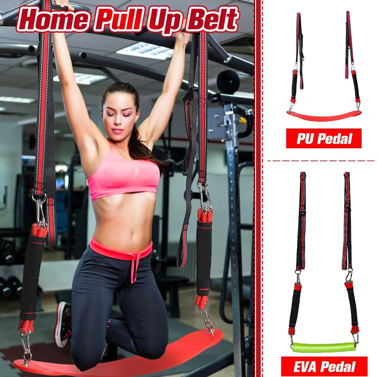 Fitness Sling Straps Suspension Resistant Heavy Duty Pull Up Belt Pull Up Bar Hanging Leg Raiser Home Gym Fitness Equipment
Fitness Sling Straps Suspension Resistant Heavy Duty Pull Up Belt Pull Up Bar Hanging Leg Raiser Home Gym Fitness Equipment