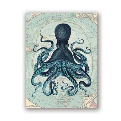 Abstract Wall Art Vintage Octopus Posters Prints Retro Map Picture Canvas Paintings for Living Room Bedroom Corridor Decoration
Abstract Wall Art Vintage Octopus Posters Prints Retro Map Picture Canvas Paintings for Living Room Bedroom Corridor Decoration