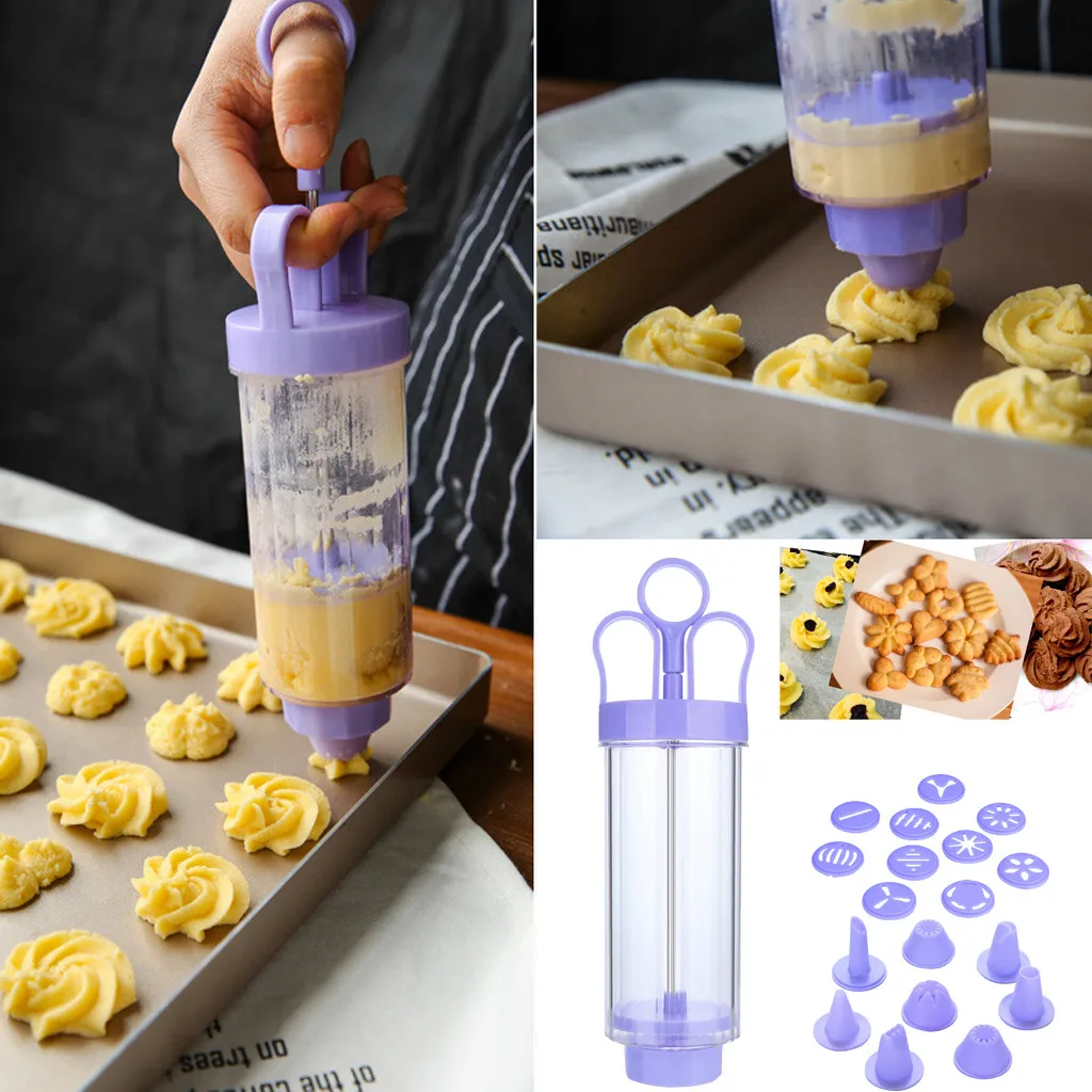 Biscuit Cookie Maker Pump- Press Cake Decorating Kitchen Mold Cookie Tool Cookie Mold Gun Bakeware Tool Set#45
Biscuit Cookie Maker Pump- Press Cake Decorating Kitchen Mold Cookie Tool Cookie Mold Gun Bakeware Tool Set#45
