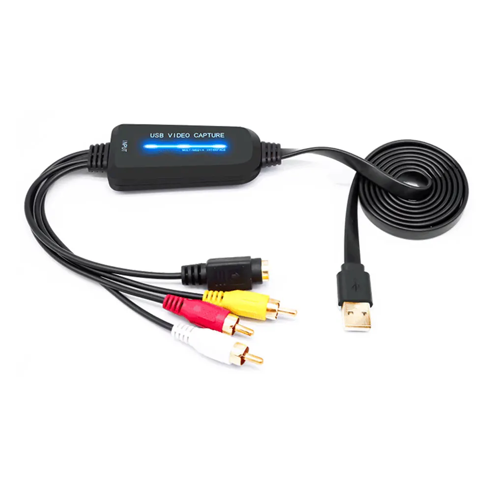 1 шт. Кабель-адаптер USB на RCA аудио-видео конвертер кабель провод в одну сторону ПК переходника кабель для ТВ DVD съемочного аппарата 
1 шт. Кабель-адаптер USB на RCA аудио-видео конвертер кабель провод в одну сторону ПК переходника кабель для ТВ DVD съемочного аппарата