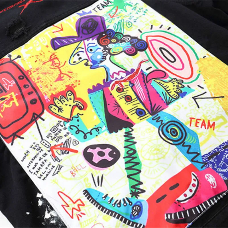 Graffiti Van Gogh Ripped Printed Hole Denim Hip Hop Harajuku Casual Streetwear 2021 Fashion Distressed Jeans Jacket Coats
Graffiti Van Gogh Ripped Printed Hole Denim Hip Hop Harajuku Casual Streetwear 2021 Fashion Distressed Jeans Jacket Coats