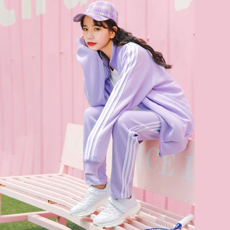 ZD3 Weiyi women's early spring new Korean sports suit women's College long sleeve slim Weiyi two piece set fashion
ZD3 Weiyi women's early spring new Korean sports suit women's College long sleeve slim Weiyi two piece set fashion