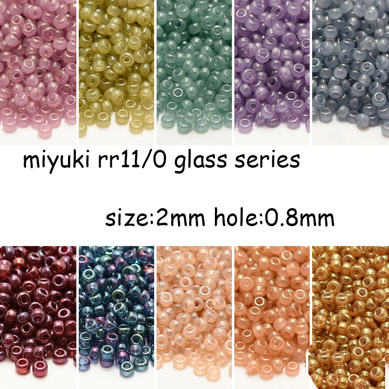 Японские импортные Miyuki 11/0 м Бусины 2 мм круглые бусины стеклянные серии 13 г стеклянные бусины для ювелирных изделий 
Японские импортные Miyuki 11/0 м Бусины 2 мм круглые бусины стеклянные серии 13 г стеклянные бусины для ювелирных изделий
