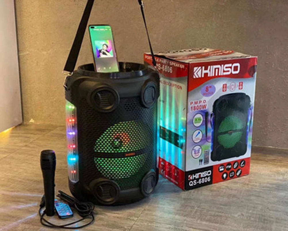 Outdoor Portable Trolley Bluetooth Speaker Square Sound Column Audio Microphone Home K Song Subwoofer Music Box Caixa De Som
Outdoor Portable Trolley Bluetooth Speaker Square Sound Column Audio Microphone Home K Song Subwoofer Music Box Caixa De Som