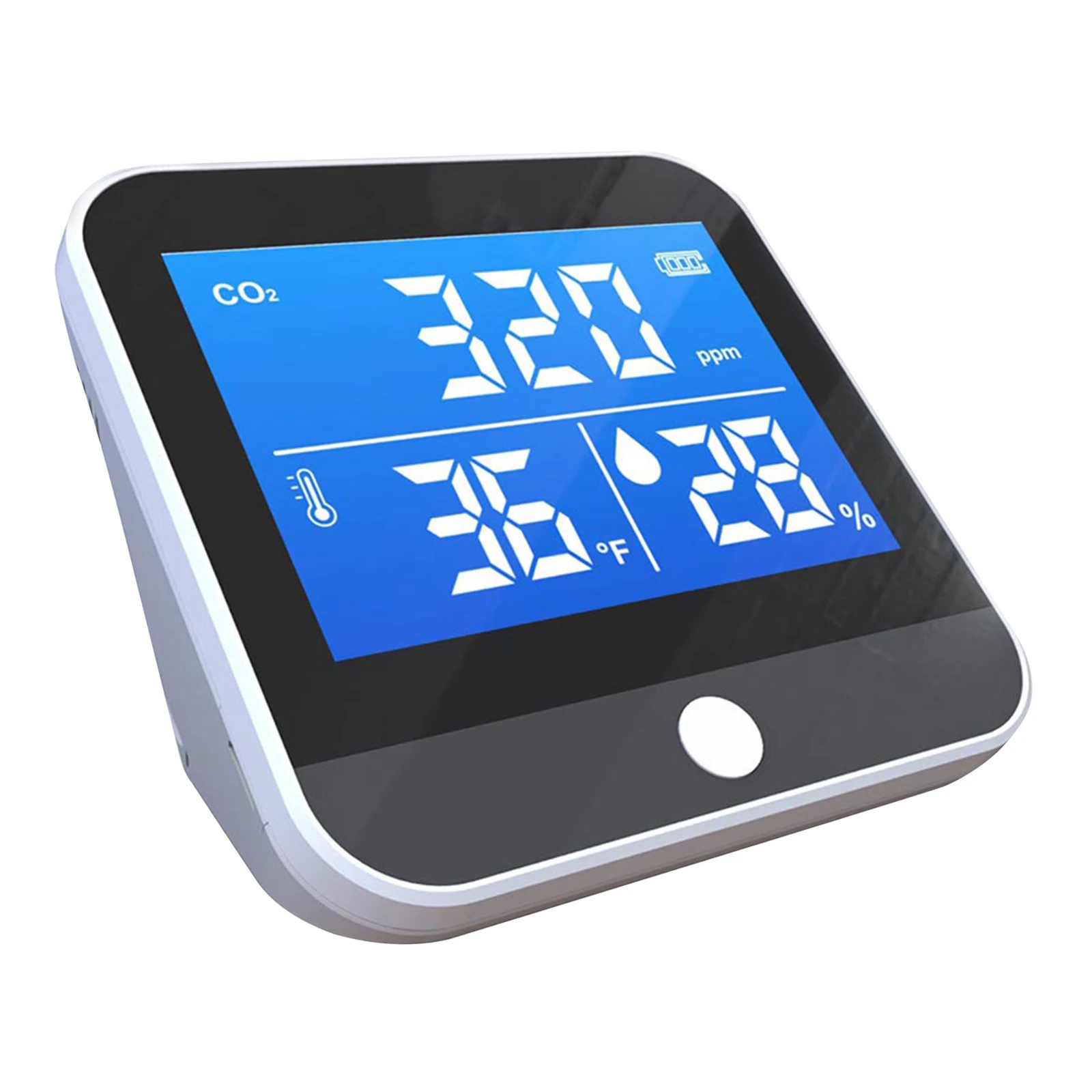 CO2 /Temperature /Humidity Monitor, Large LCD Touchscreen, Digital Indoor Thermometer for Room, Greenhouse
CO2 /Temperature /Humidity Monitor, Large LCD Touchscreen, Digital Indoor Thermometer for Room, Greenhouse