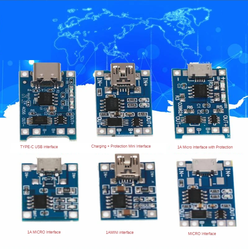 Charging module tp4056|18650 overcurrent protection micro USB version 1A lithium battery charging and protection integrated boar
Charging module tp4056|18650 overcurrent protection micro USB version 1A lithium battery charging and protection integrated boar
