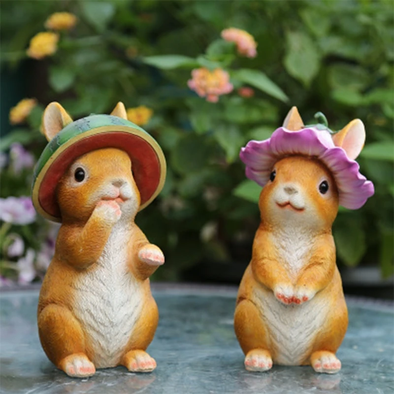 Cute Easter Rabbit Bunny Ornaments Garden Animal Statues Micro Landscape Figurine Resin Craft Decorations 28GF
Cute Easter Rabbit Bunny Ornaments Garden Animal Statues Micro Landscape Figurine Resin Craft Decorations 28GF