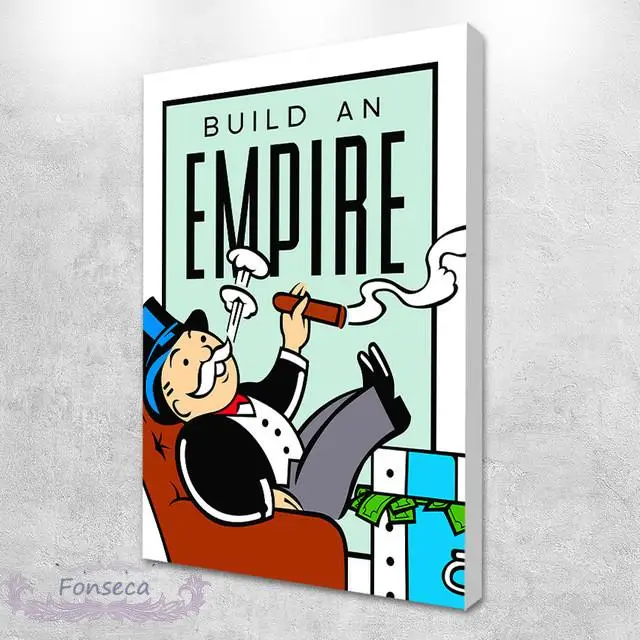 Wall Art Cartoon Graffiti Canvas Painting Hd Print Monopoly Time Is Money Poster Modular Pictures for Office Study Home Decor
Wall Art Cartoon Graffiti Canvas Painting Hd Print Monopoly Time Is Money Poster Modular Pictures for Office Study Home Decor