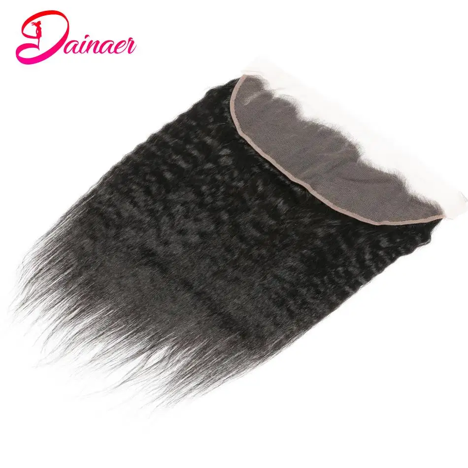 Kinky Straight Human Hair 13X4 Lace Frontal Only Ear to Ear Lace Frontal Closure Pre plucked Swiss Lace Remy Hair Closure Cheap
Kinky Straight Human Hair 13X4 Lace Frontal Only Ear to Ear Lace Frontal Closure Pre plucked Swiss Lace Remy Hair Closure Cheap