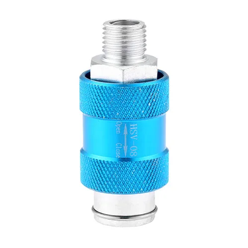 DRELD 1 шт. Алюминий HSV 08 1/4 "(12 5 мм) нить трубопроводов выхлопной ручной ползунковый