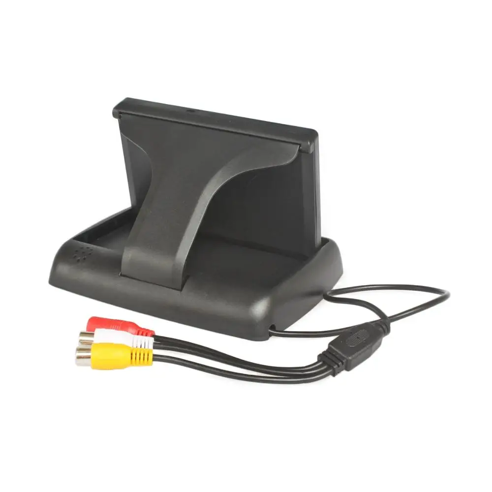 DIYSECUR 4.3 inch Foldable LCD Car Reverse Rear View Car Monitor 2 Video Input for Camera DVD VCR
DIYSECUR 4.3 inch Foldable LCD Car Reverse Rear View Car Monitor 2 Video Input for Camera DVD VCR