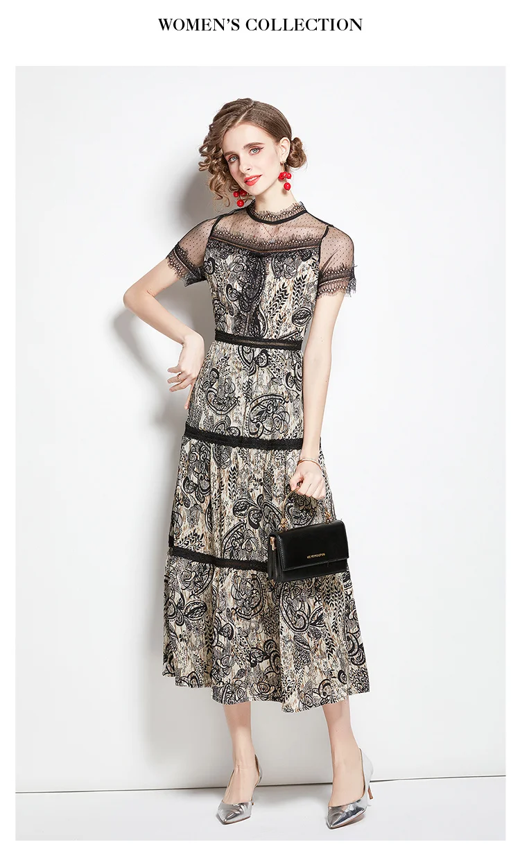 Party Lace Long Vintage Casual Robe Spring Summer Style Clothes Maxi Party Dress For Women'S 2021 Sukienka Sundress
Party Lace Long Vintage Casual Robe Spring Summer Style Clothes Maxi Party Dress For Women'S 2021 Sukienka Sundress