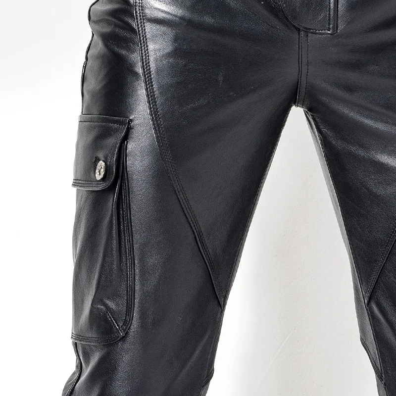 2021 New Pantalones De Hombre Calcas Plus Size 29-35 Fashion Leather Pants Motorcycle Pants Men Genuine Leather Straight Pants
2021 New Pantalones De Hombre Calcas Plus Size 29-35 Fashion Leather Pants Motorcycle Pants Men Genuine Leather Straight Pants