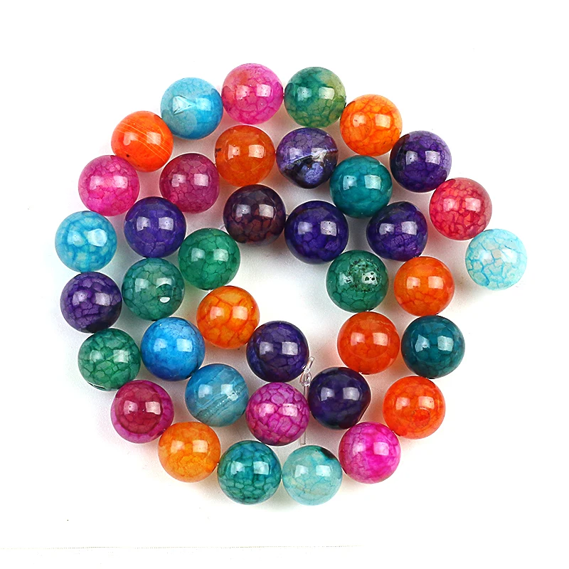 Natural Colorful Fire Dragon Veins Agates Beads Round Loose Stone Beads 15''6/8/10mm for Jewelry Making DIY Bracelet
Natural Colorful Fire Dragon Veins Agates Beads Round Loose Stone Beads 15''6/8/10mm for Jewelry Making DIY Bracelet