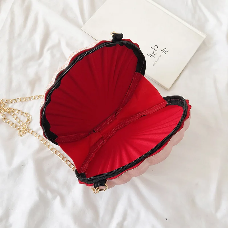 Girls Shell Cute Shoulder Bag Women's Clutch Bag Crossbody Bag for Women Laser Sequins mall Shell Messenger Bags bolsa feminina
Girls Shell Cute Shoulder Bag Women's Clutch Bag Crossbody Bag for Women Laser Sequins mall Shell Messenger Bags bolsa feminina