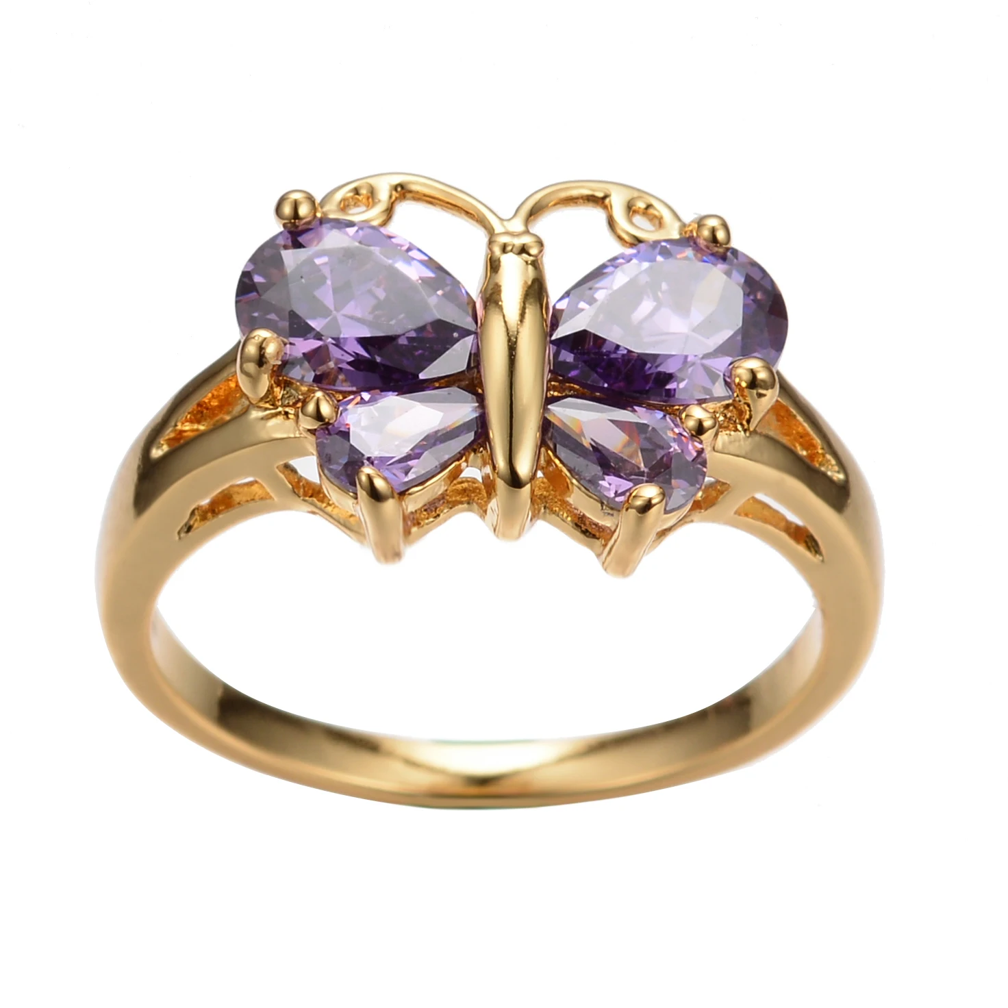 Cute Female Crystal Small Butterfly Ring Charm Gold Color Thin Wedding Rings For Women Purple Zircon Stone Engagement Ring
Cute Female Crystal Small Butterfly Ring Charm Gold Color Thin Wedding Rings For Women Purple Zircon Stone Engagement Ring