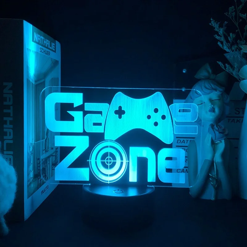 Gamer 3D Night Light Gift for Game Fan for Kids Bedroom Decor Event Prize Game Shop Idea Colorful Lamp Dropshipping. 
Gamer 3D Night Light Gift for Game Fan for Kids Bedroom Decor Event Prize Game Shop Idea Colorful Lamp Dropshipping.
