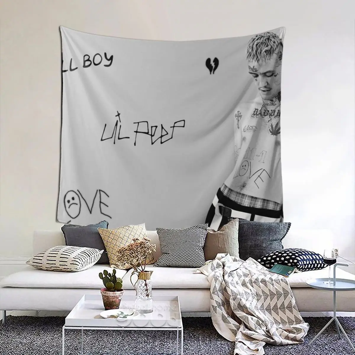 Lils Peeps 7 Tapestry Hip Hop Rap Tapestry Wall Bedspread Bohemian Hanging Blanket For Living Room
Lils Peeps 7 Tapestry Hip Hop Rap Tapestry Wall Bedspread Bohemian Hanging Blanket For Living Room