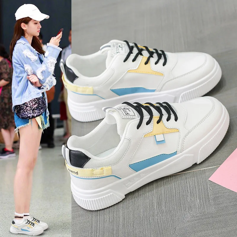 White Shoes Shoes for Women Sneakers 2021 Spring New Female Student Leather Flats Casual Trend All-match Sports Shoes
White Shoes Shoes for Women Sneakers 2021 Spring New Female Student Leather Flats Casual Trend All-match Sports Shoes