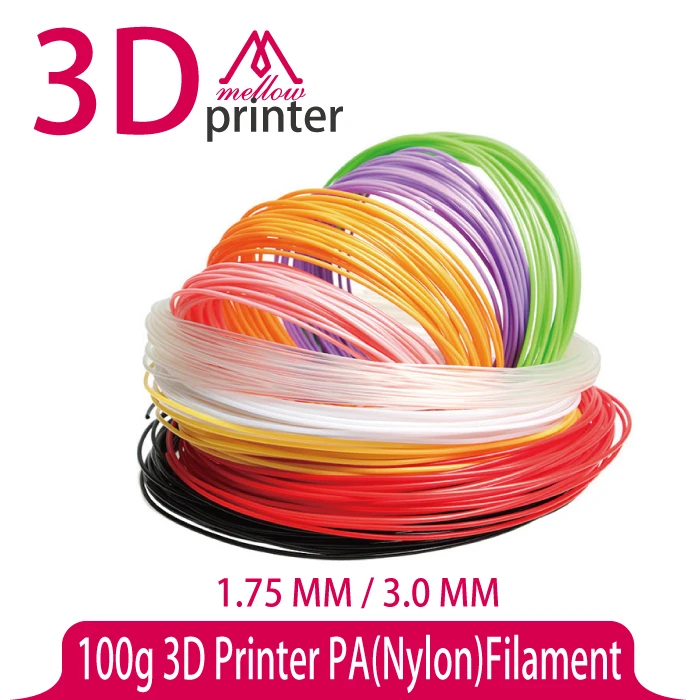 100g 3D принтеры PA (нейлон) нити 1 75 мм/3 0 мм 100 г ABS PLA ПВА бедра для MakerBot Flash кузницы|filament